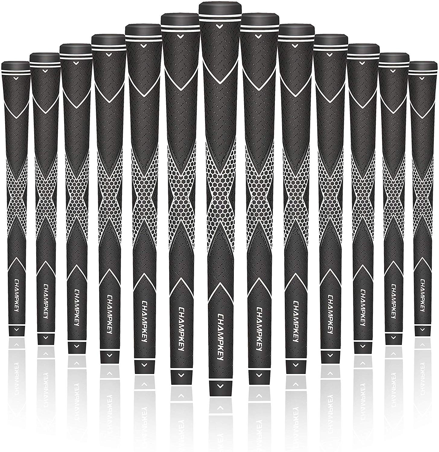 Champkey TractionX Golf Grips Set of 13(Free 15 Tapes Included)