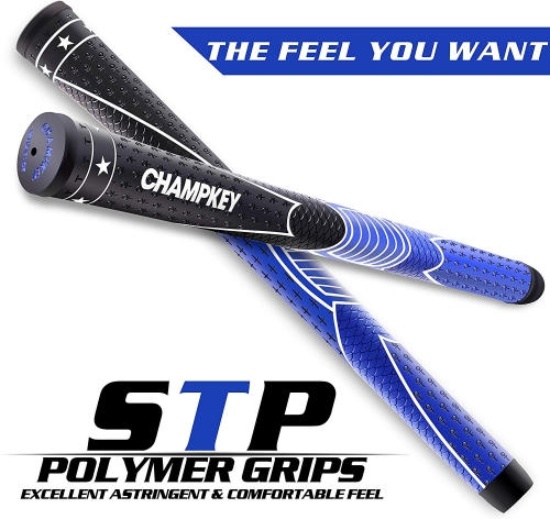 Champkey STP Polymer Golf Grips Set of 13 - (Free 15 Tapes
