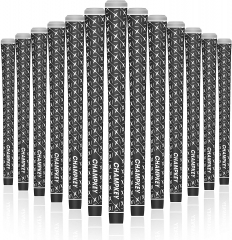 Champkey X Rubber Golf Grips Set of 13(Free 13 Tapes Included) - Large Lower Hand Rubber Golf Club Grips Ideal for Clubs Wedges Drivers Irons Hybrid