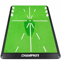 CHAMPKEY Premium Golf Impact Mat 1.0 Edition | Analysis Swing Path and Correct Hitting Posture Golf Practice Mat