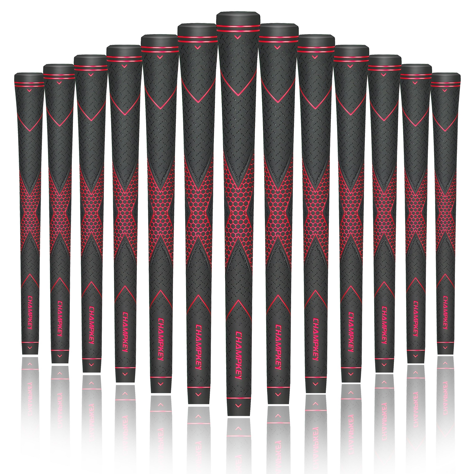 13 x CHAMPKEY Traction-X Golf Grips | High Traction And Feedback