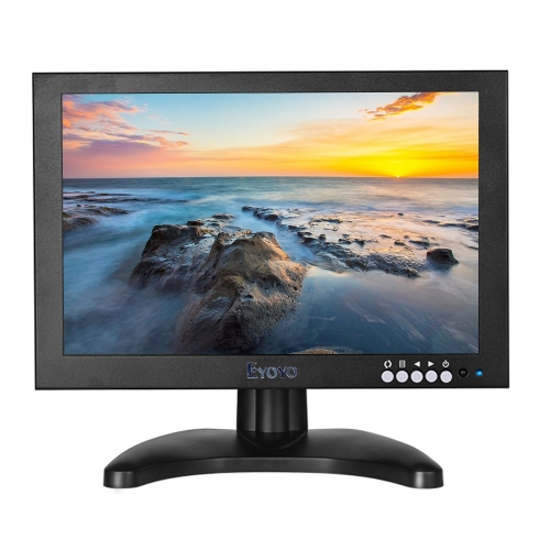  Eyoyo Monitor LCD IPS de 10 pulgadas 1280x800 Resolución  Soporte HDMI VGA BNC AV entrada para PC TV Pantalla de seguridad (10  pulgadas) : Electrónica