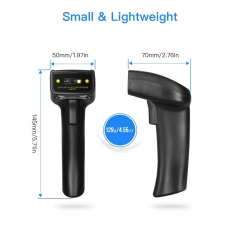 Eyoyo 1D 2D QR Handheld Wired Barcode Scanner, CCD PDF417 Data Matrix Bar Code Reader with USB Cable to for Computer, PC, Laptop, Desktop Support Windows xp/7/8/10, Mac OS, Linux System