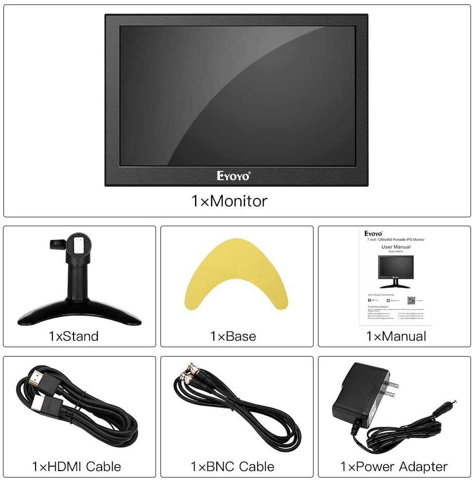 Overview, 7 Portable HDMI Monitor