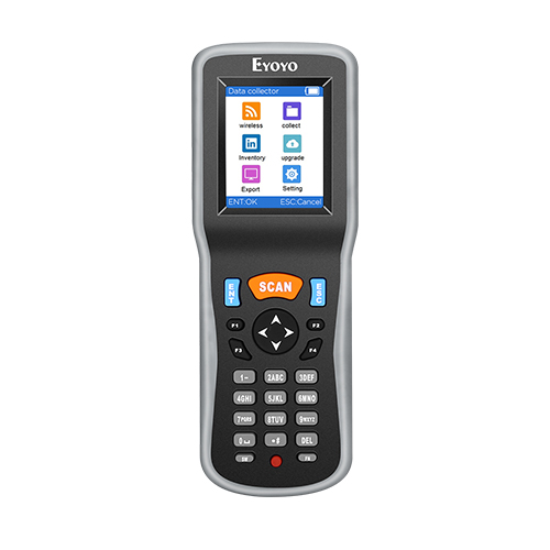 Eyoyo Inventory Scanner, Portable 1D Wireless Barcode Scanner Data Collector, Handheld Data Terminal Inventory Device with USB Receiver & 2.2 inch TFT Color LCD Screen
