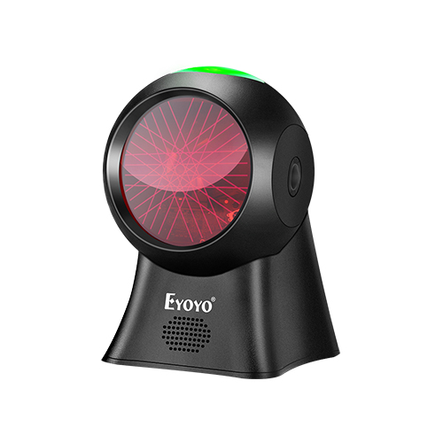 Eyoyo 1D Desktop Barcode Scanner, Omnidirectional Hands-Free USB Wired Barcode Reader Platform Scanner with Automatic Sensing Scanning for POS Supermarket Library Retail Store Warehouse Bookstore