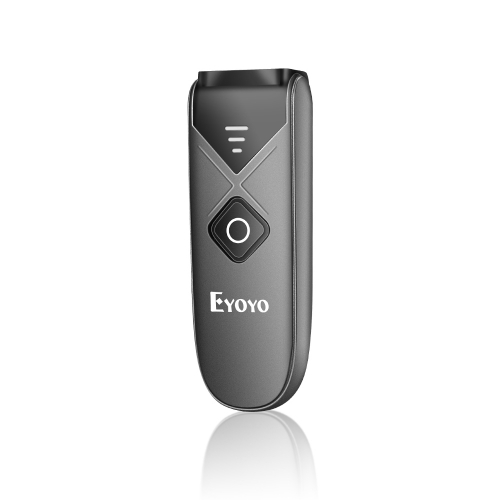 Eyoyo EY-015L Mini Portable 1D Bluetooth Barcode Scanner, 3-in-1 2.4G Wireless & Bluetooth & USB Wired Barcode Reader ISBN Code 128 Bar Code Scanning Work with Windows, Android, iOS, Tablets or Computers