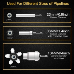 Eyoyo Pipeline Endoscope Inspection Camera 80M/262.5ft Underwater Industrial Pipe Sewer Drain Wall Video Plumbing System with 9 Inch LCD Monitor 1000TVL DVR Recorder Snake Cam and 8GB SD Card Included