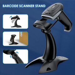 Eyoyo 2D Barcode Scanner 3-in-1 with Stand, USB Wired, Bluetooth & 2.4G Wireless QR Code Scanner, Screen Scanning Handheld Bar Code Reader for Phone Window Mac Android Store Warehous