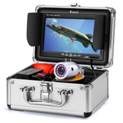 Eyoyo Underwater Fishing Camera 7 inch Color Screen 1000TVL Waterproof IR Camera for Lake Boat Sea Ice Fishing (7