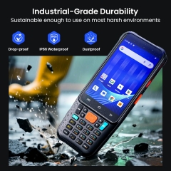 Eyoyo Wireless Android Barcode Scanner: Upgraded Android 15 Handheld Mobile Computer PDA with WiFi Bluetooth Cellular Connection, 4