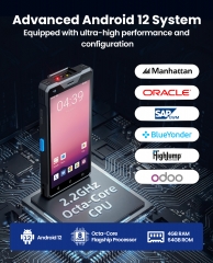 Eyoyo Wireless Android Barcode Scanner: Handheld 1D/2D/QR Code Scanner Mobile Computer, 5.5