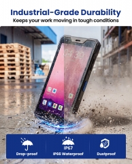 Eyoyo Wireless Android Barcode Scanner: Handheld 1D/2D/QR Code Scanner Mobile Computer, 5.5