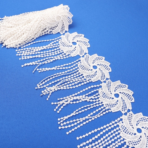 Popular Guipure Lace Polyester Ribbon Decorative Trim Embroidery Lace Edge Border