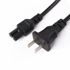 China Power Cord with 2-prong plug