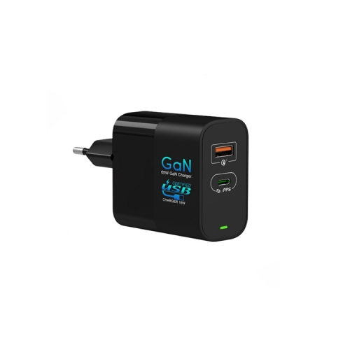 EU 65W QC+PD GaN Charger