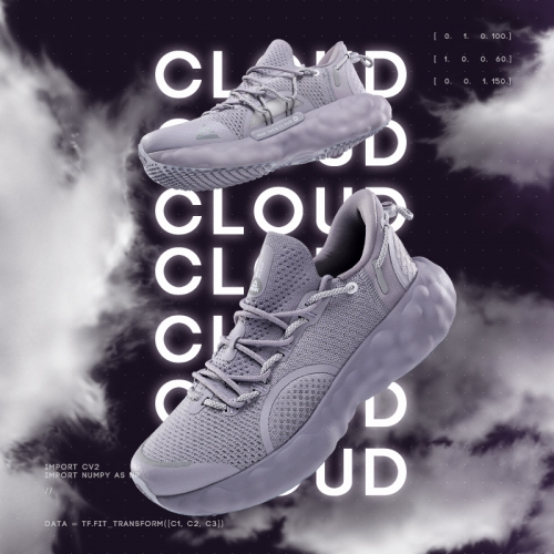 Peak Mens Taichi Cloud AR1 running shoes Cushion Flexible Reflective Sneakers