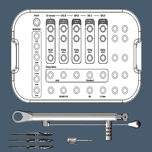 Dental Implant Surgical Tool Kit