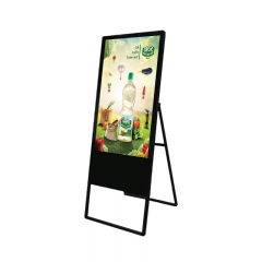 SYET 32 pouces WIFI affichage numérique LCD affichage publicitaire kiosque lecteur de publicité système Android Portable affichage numérique