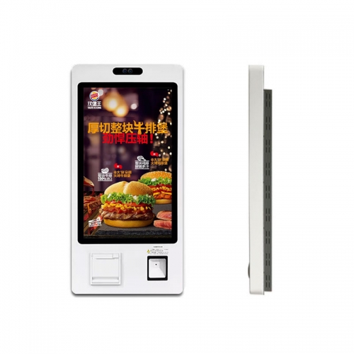 SYET 32 "kiosques capacitifs de commande d'individu de contact restauration rapide de kiosque de libre service de restaurants avec l'imprimante