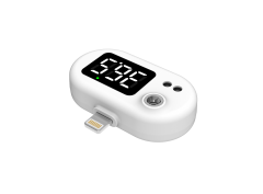 Smart mobile phone thermometer
