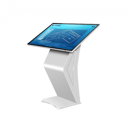 SYET 43 pouces kiosque au sol kiosque intérieur interactif affichage capacitif écran tactile lcd kiosque IR Ou tactile capacitif