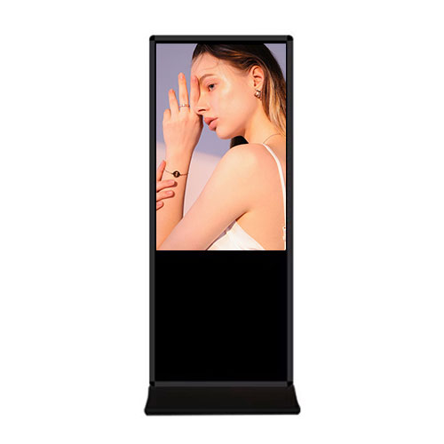 Standwerbung Display SYET 55-Zoll-Touchscreen Android-Player für Einkaufszentrum Boden stehende Beschilderung Media Player
