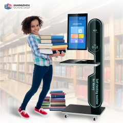 Multifunctional self-service book borrowing and returning machine