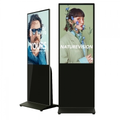 Digital signage products digital advertising display screens 50 inch stand advertising digital display board 2G 8G restaurant 1920x1080 digital display advertising ads player indoor