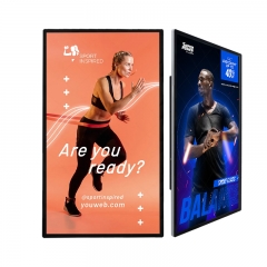 86/98 big size Inch digital display board price restaurant menu signage Hotel Digital Ads Player Wall Mounted Large Screen Advertising Display TV SYET