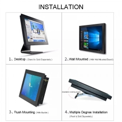 SYET 17-Zoll-PC-Fenster für industrielle Touchpanels Eingebetteter Monitor für automatische Produktionsmaschinen