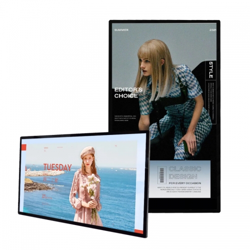 SYET 55 pouces LCD tactile publicité écran mural lecteur d'affichage numérique pour restaurant