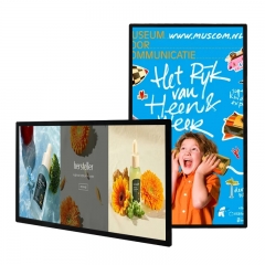 SYET 43-Zoll-Werbedisplay Vertikales Indoor-Video USB-Digitalmenuboard Wand-LCD-Beschilderung USB-WIFI-Unberührungsbeschilderung für den Einzelhandel