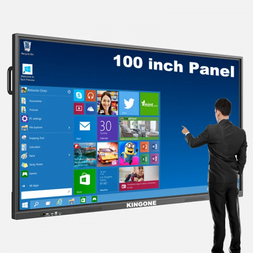 SYET 55 "smart digital interactif blanc vert tableau pour salle de classe bureau à domicile enseignement 4K écran tactile panneau moniteurs ordinateur