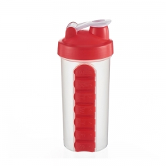 700ml Custom Plastic Protein Shaker Bottle