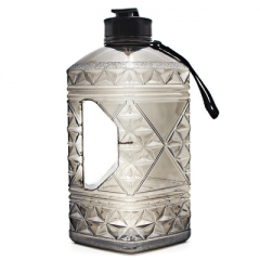 2.2L Gym Fitness Water Jug with Diamond Shape for Training