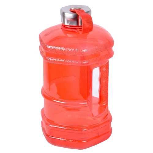 2.3L Gym Fitness Hexagon Water Jug with Metal Handle
