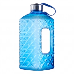 2.2L Gym Fitness Water Jug with Diamond Shape for Bodybuilding