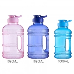 1L Plastic PET BPA free Gym Training Sport Water Bottle