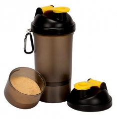 600ML Shaker Bottle with 2 * Containers