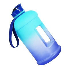 1.3L Gradient Plastic Drinking Water Bottle Jug for Fitness