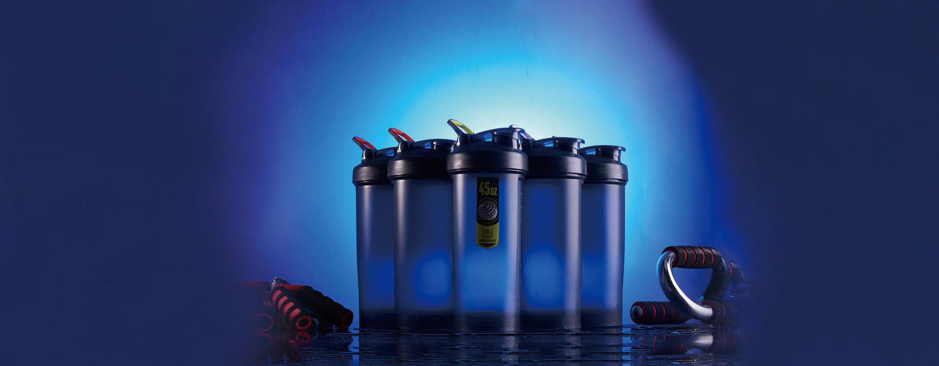 Custom Protein Shaker Bottle with Storage Promoshakers