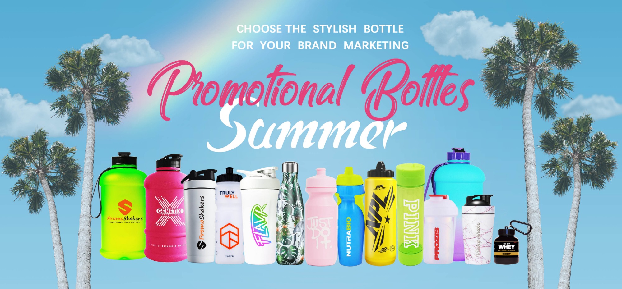 Custom Protein Shaker Bottle with Storage Promoshakers