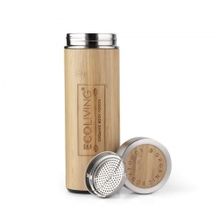 350ML Eco-Friendly Bamboo Shaker Bottle