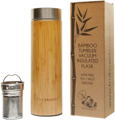 350ML Eco-Friendly Bamboo Shaker Bottle