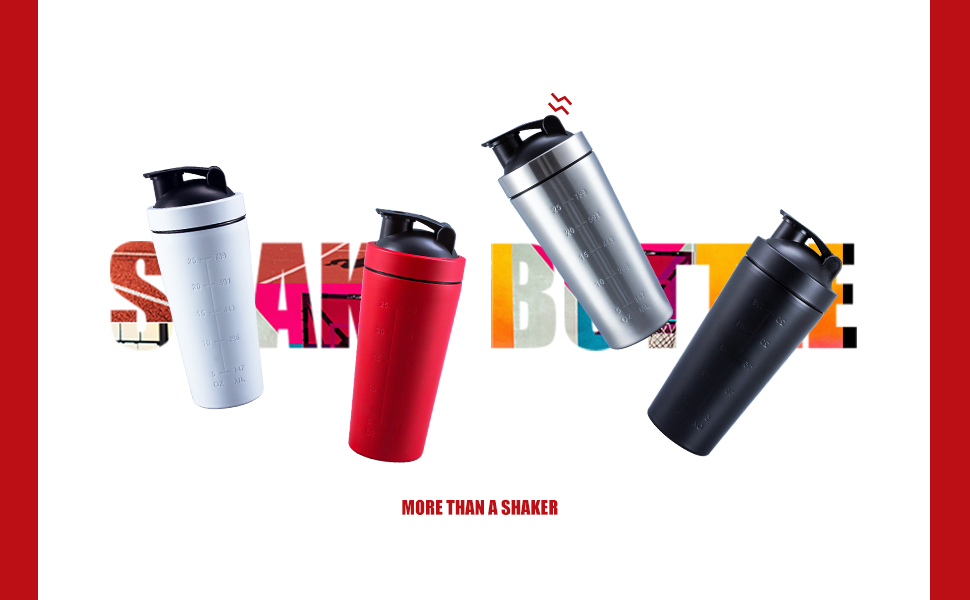 Eco Sustainable Stainless Steel Shaker Bottle