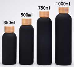 500ml Insulated Water Bottle with Eco Bamboo Lid