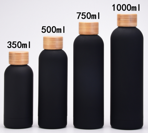 500ml Insulated Water Bottle with Eco Bamboo Lid