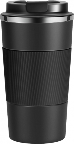 380ml Leather Sleeve Coffee Cup