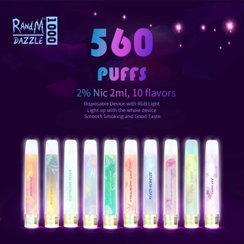 Fumot Original RandM Dazzle 1000 TPD Certified Disposable Vape Pen